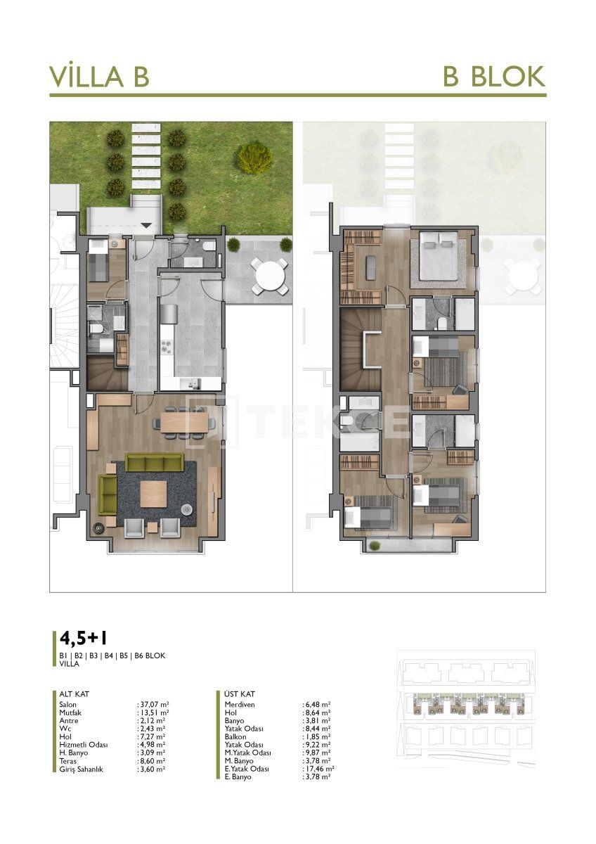 Вилла в Башакшехире, Турция, 232 м² - фото 11