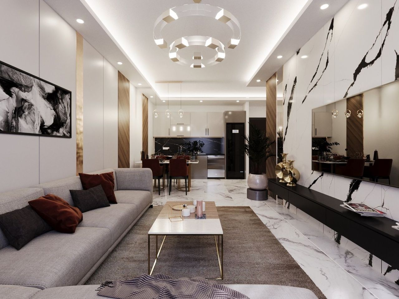 Квартира в Алании, Турция, 66 м² - фото 11