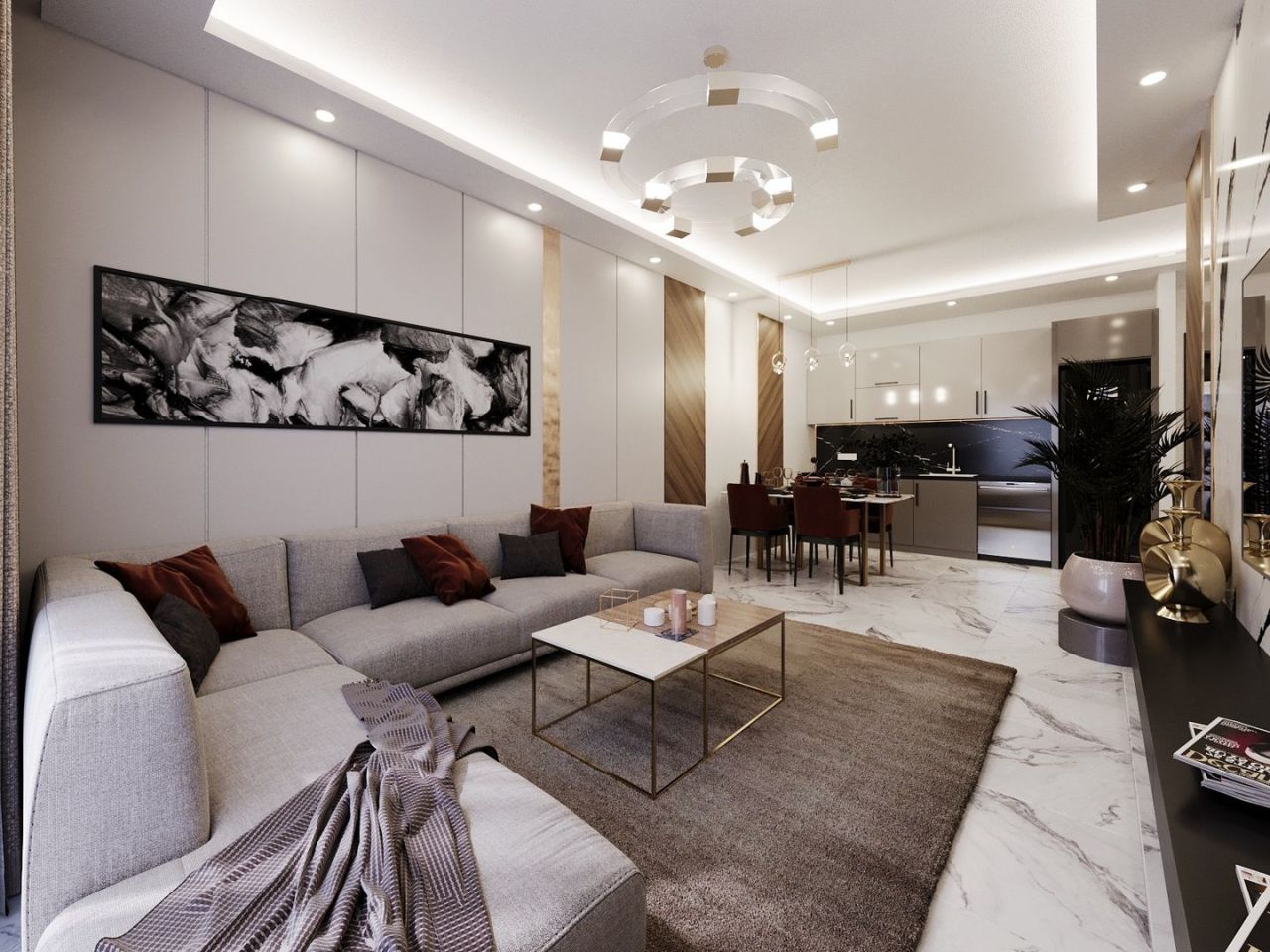 Квартира в Алании, Турция, 66 м² - фото 12