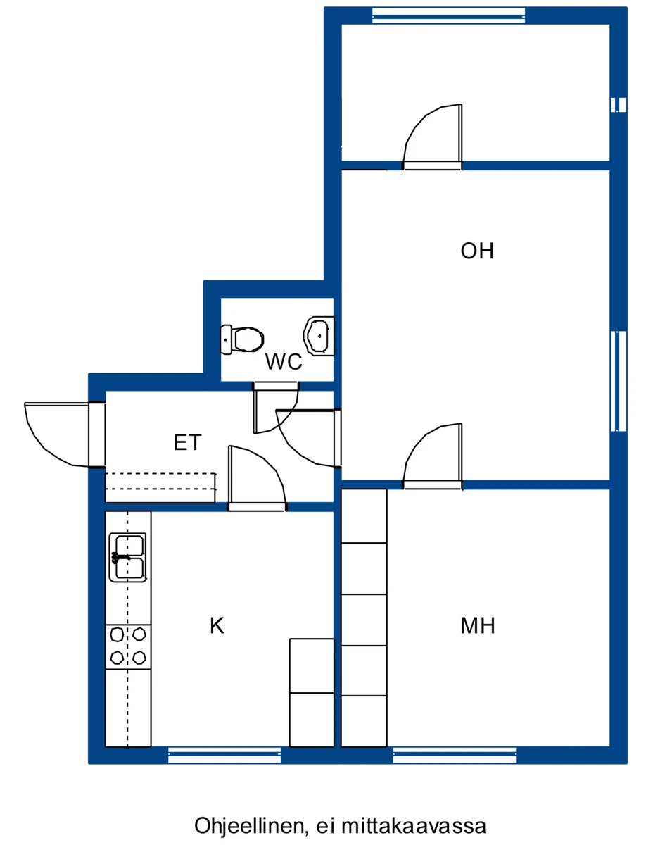 Квартира в Варкаусе, Финляндия, 53 м² - фото 2