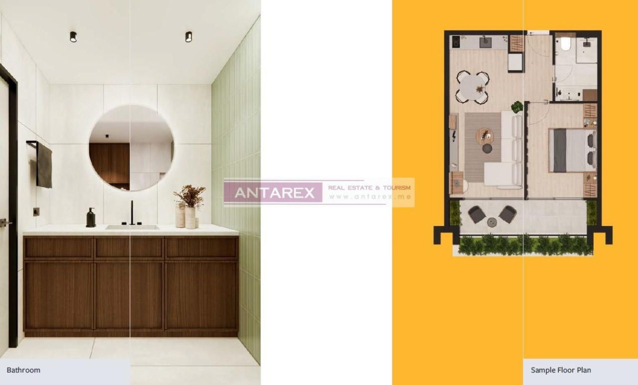 Апартаменты в Кумборе, Черногория, 48.5 м² - фото 4