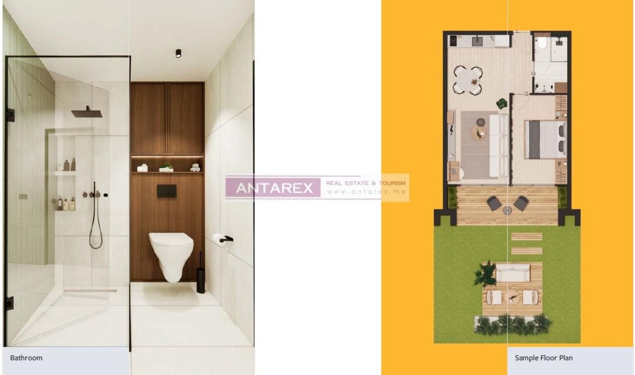 Апартаменты в Кумборе, Черногория, 48.5 м² - фото 8