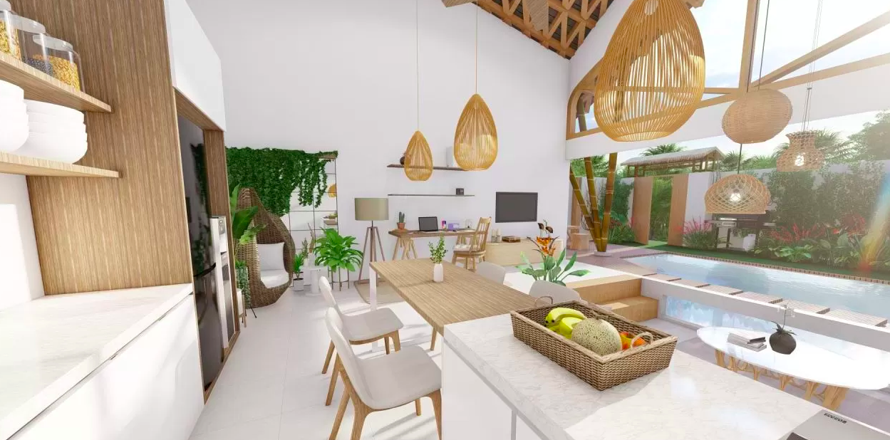 Villa 3 pièces 80 m² Canggu, Indonésie