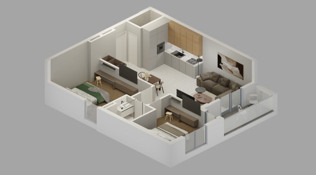 Квартира в Баре, Черногория, 72 м² - фото 8