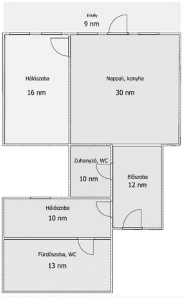 Апартаменты в Будапеште, Венгрия, 101 м² - фото 16