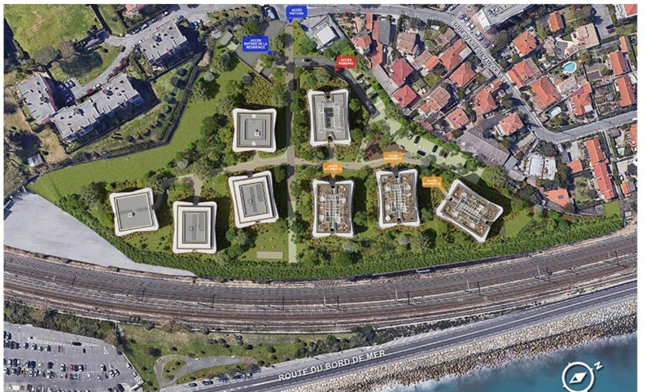 Апартаменты в Антибе, Франция, 64 м² - фото 9