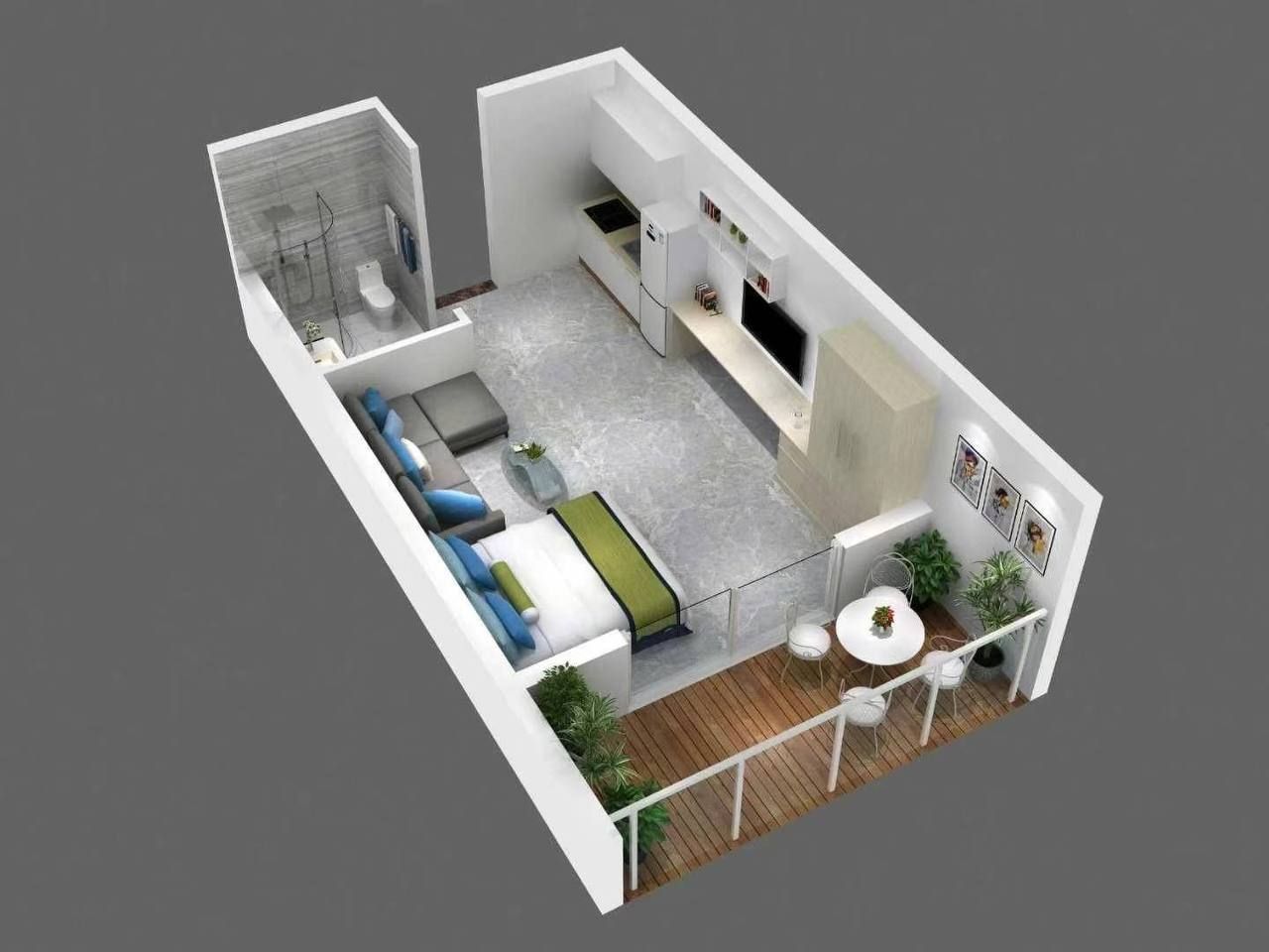 Квартира в Сиануквиле, Камбоджа, 32 м² - фото 18