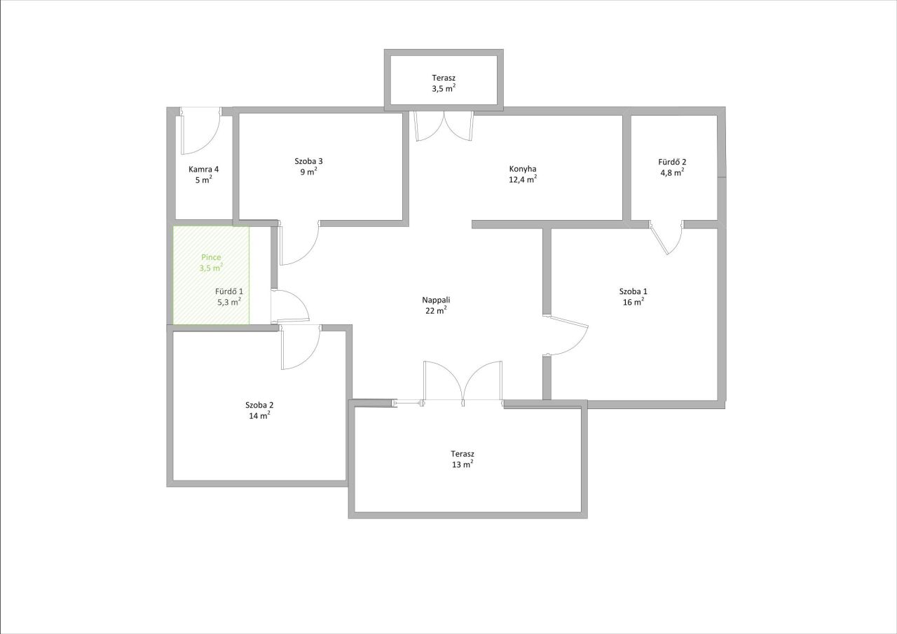 Дом в Шиофоке, Венгрия, 187 м² - фото 3