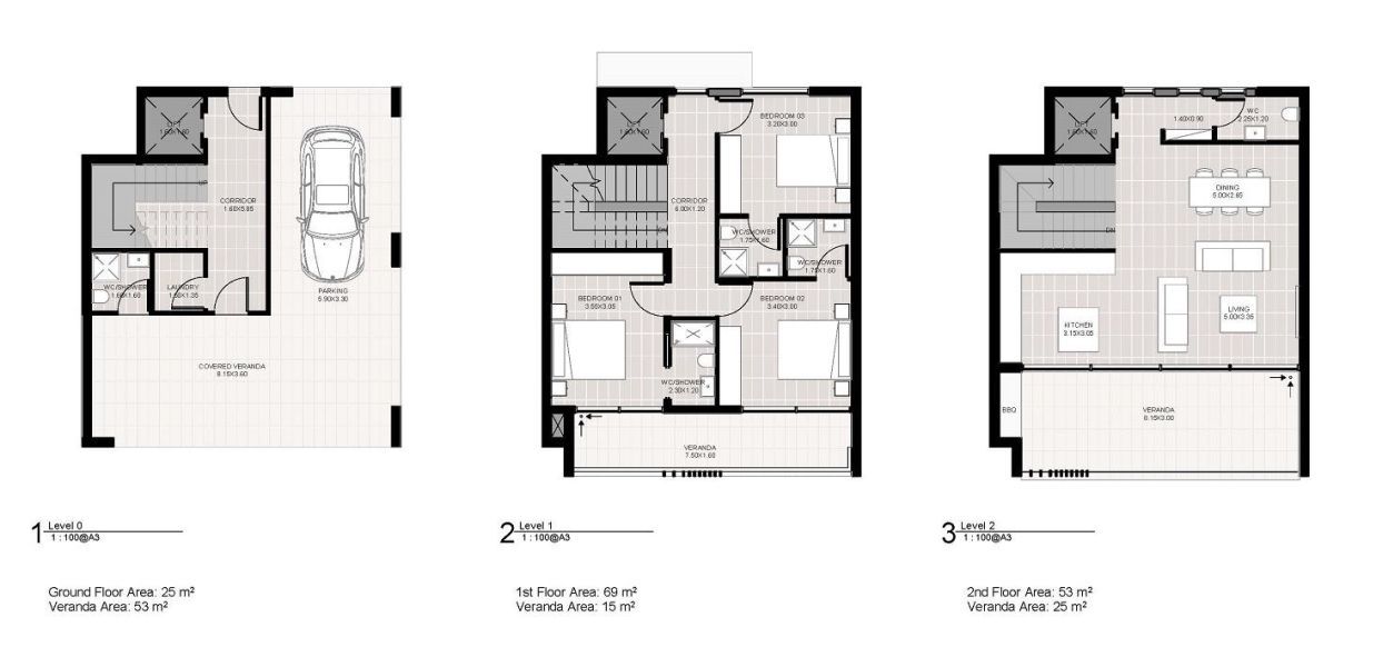 Таунхаус в Хлораке, Кипр, 180 м² - фото 10