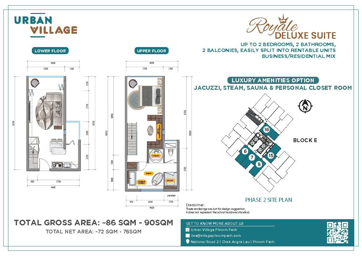 Апартаменты в Пномпене, Камбоджа, 49 м² - фото 4