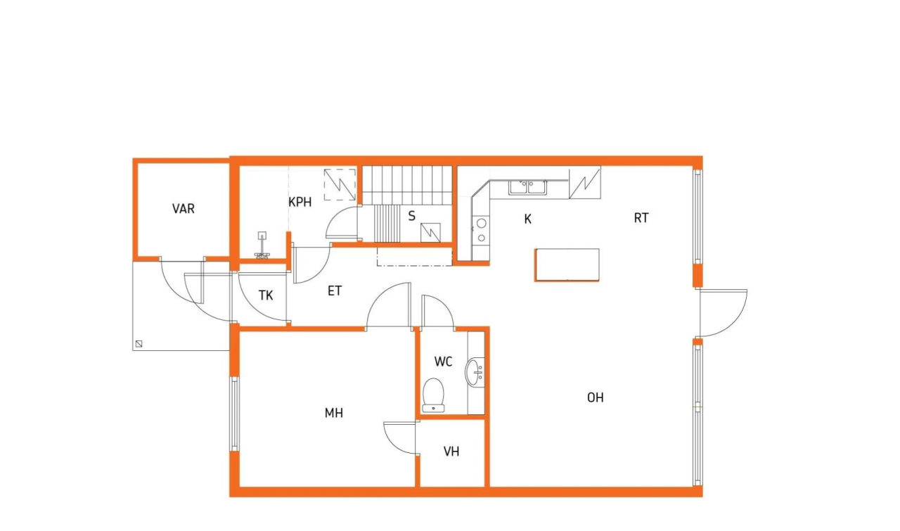 Таунхаус в Ямся, Финляндия, 53 м² - фото 2