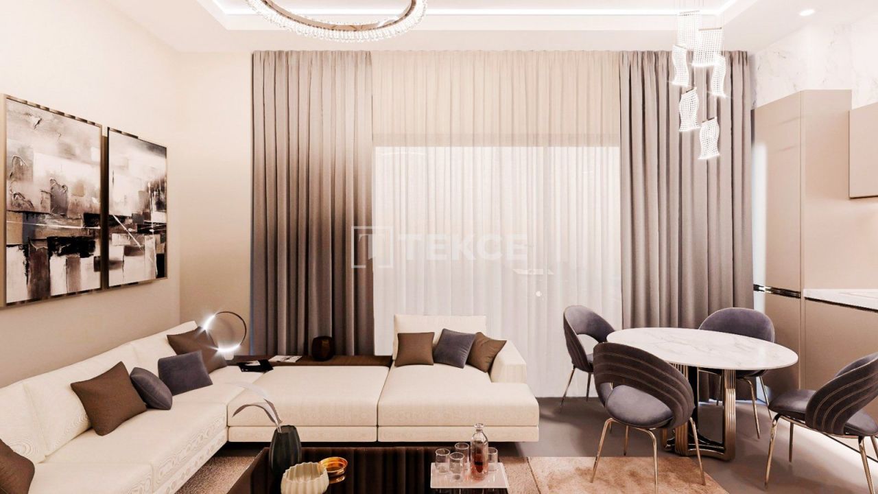 Апартаменты в Алании, Турция, 55 м² - фото 19