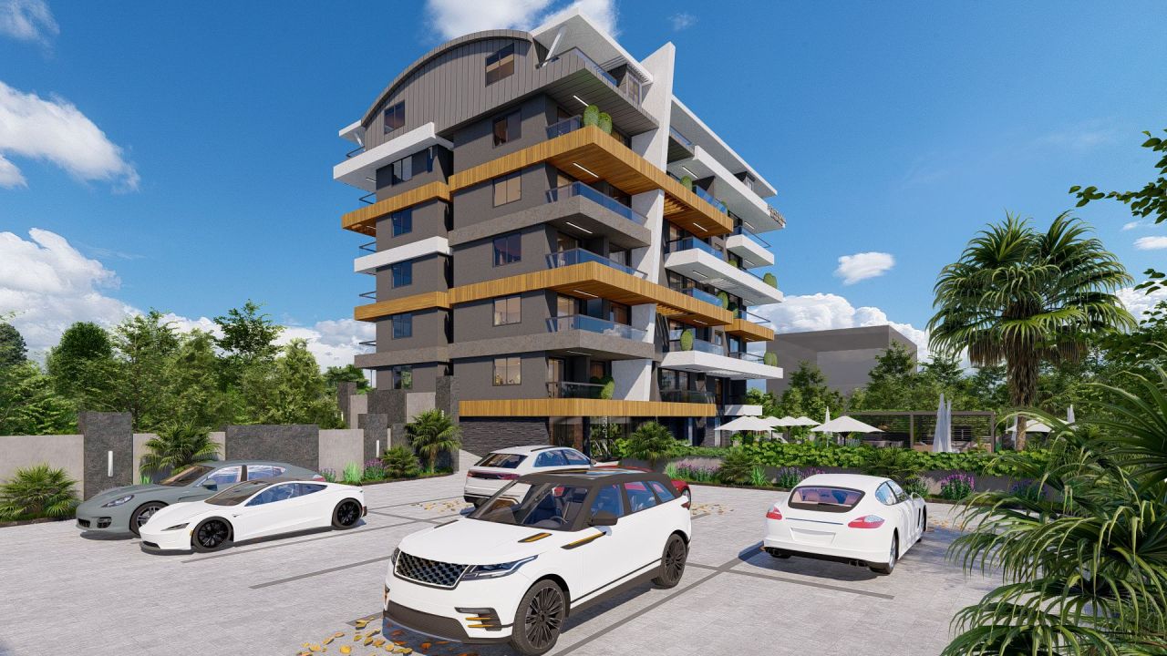 Квартира в Газипаше, Турция, 45 м² - фото 7