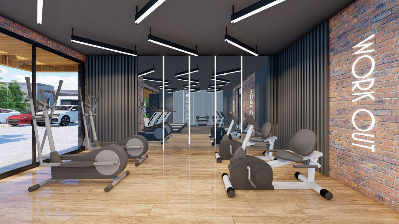 Квартира в Газипаше, Турция, 45 м² - фото 13