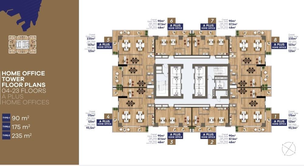 Офис в Измире, Турция, 60 м² - фото 9