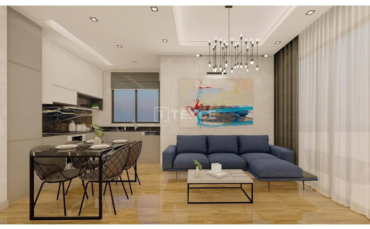 Апартаменты в Алании, Турция, 65 м² - фото 12