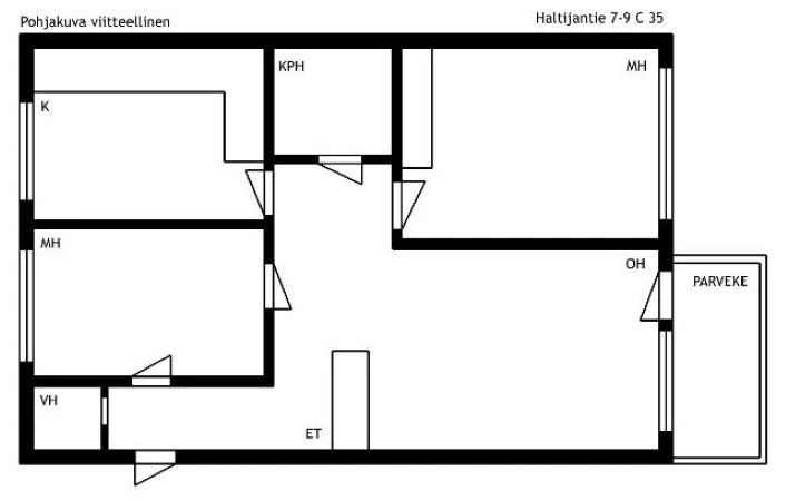 Квартира в Котке, Финляндия, 69 м² - фото 2