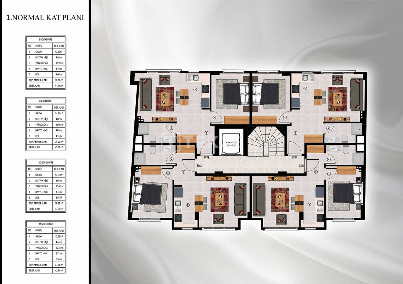 Апартаменты в Стамбуле, Турция, 129 м² - фото 19