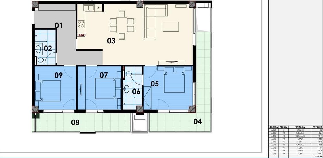Пентхаус в Будве, Черногория, 117 м² - фото 5