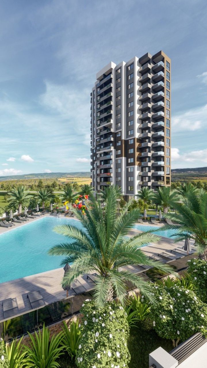 Квартира в Мерсине, Турция, 53 м² - фото 2