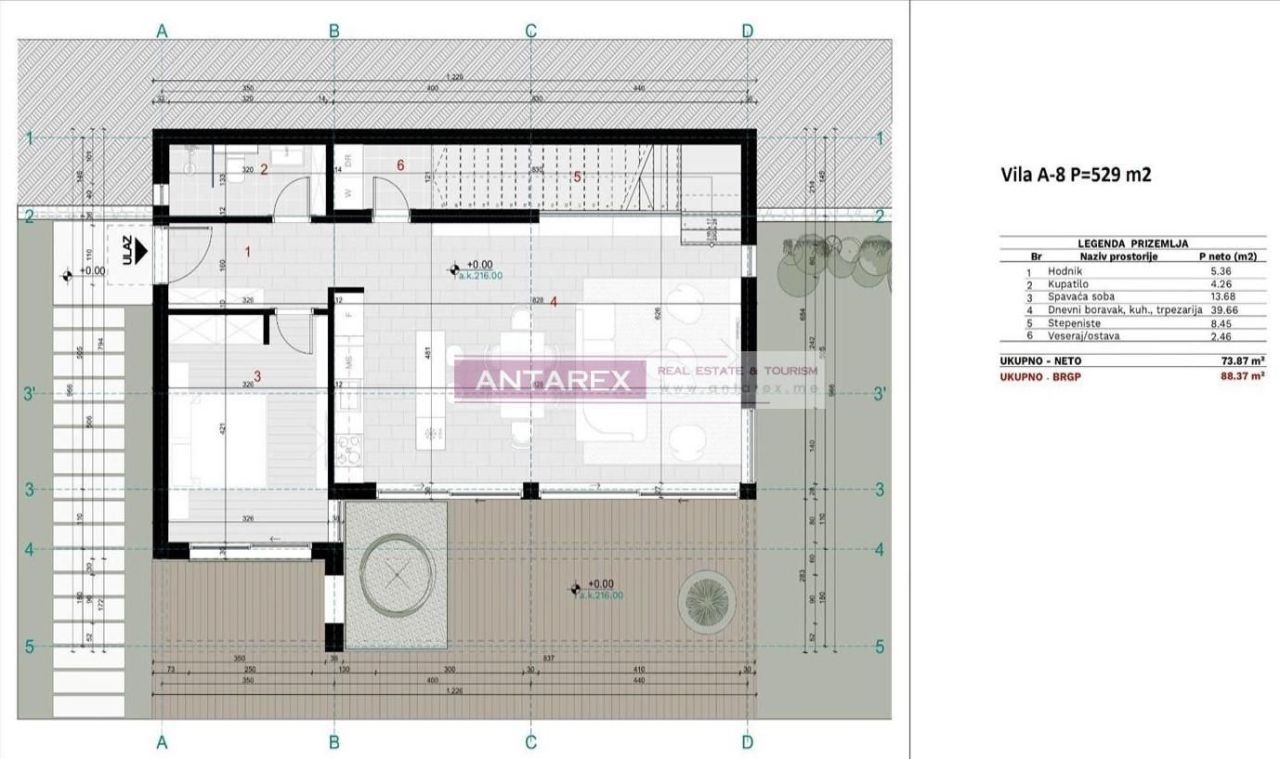Вилла в Херцег-Нови, Черногория, 128 м² - фото 11
