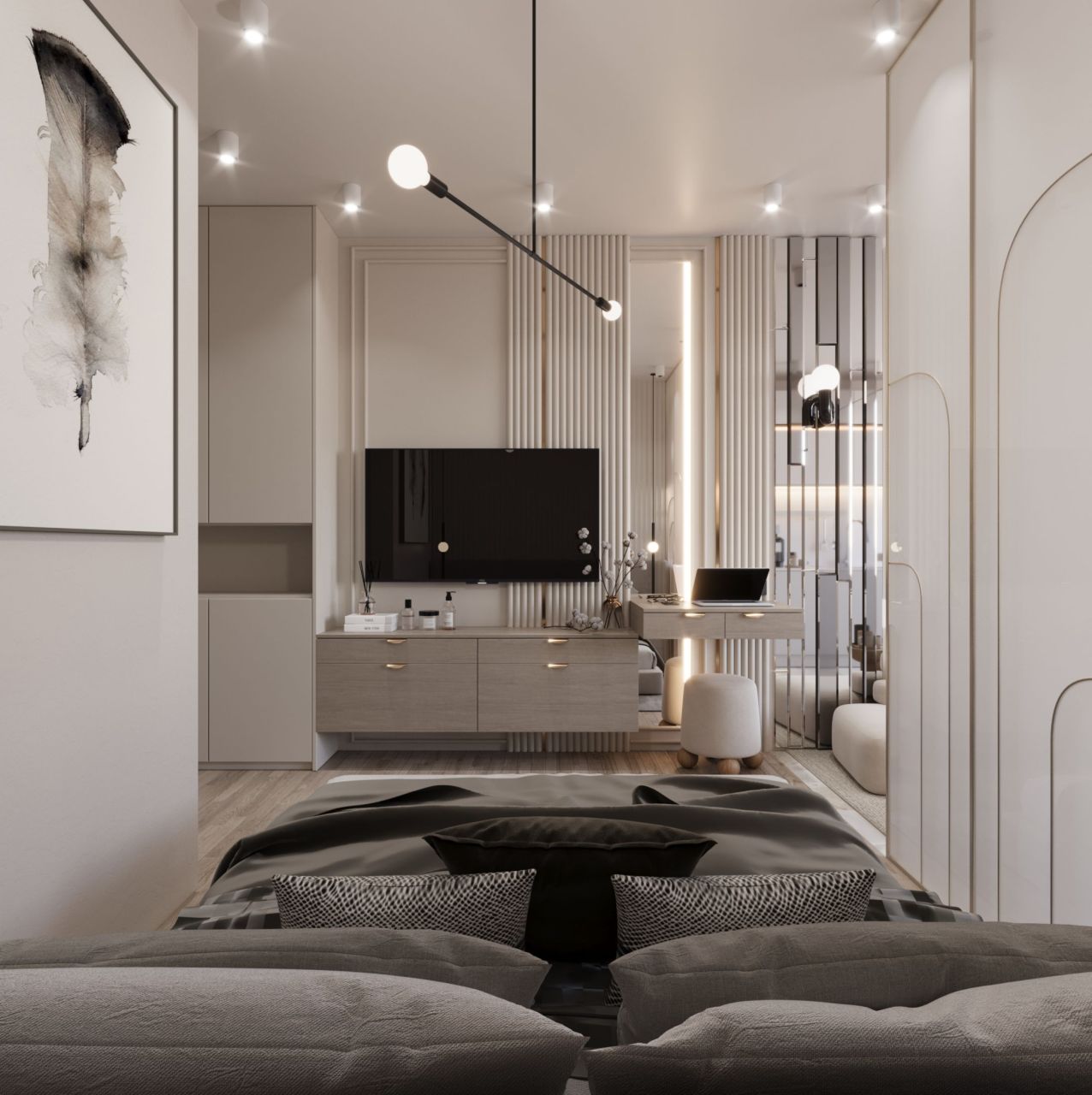 Квартира в Мерсине, Турция, 45 м² - фото 5