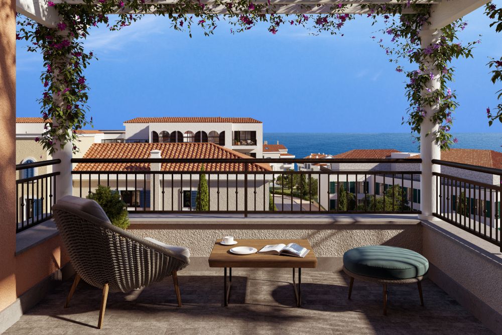 Апартаменты на полуострове Луштица, Черногория, 89.93 м² - фото 3