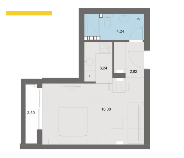 Квартира в Будве, Черногория, 79 м² - фото 11