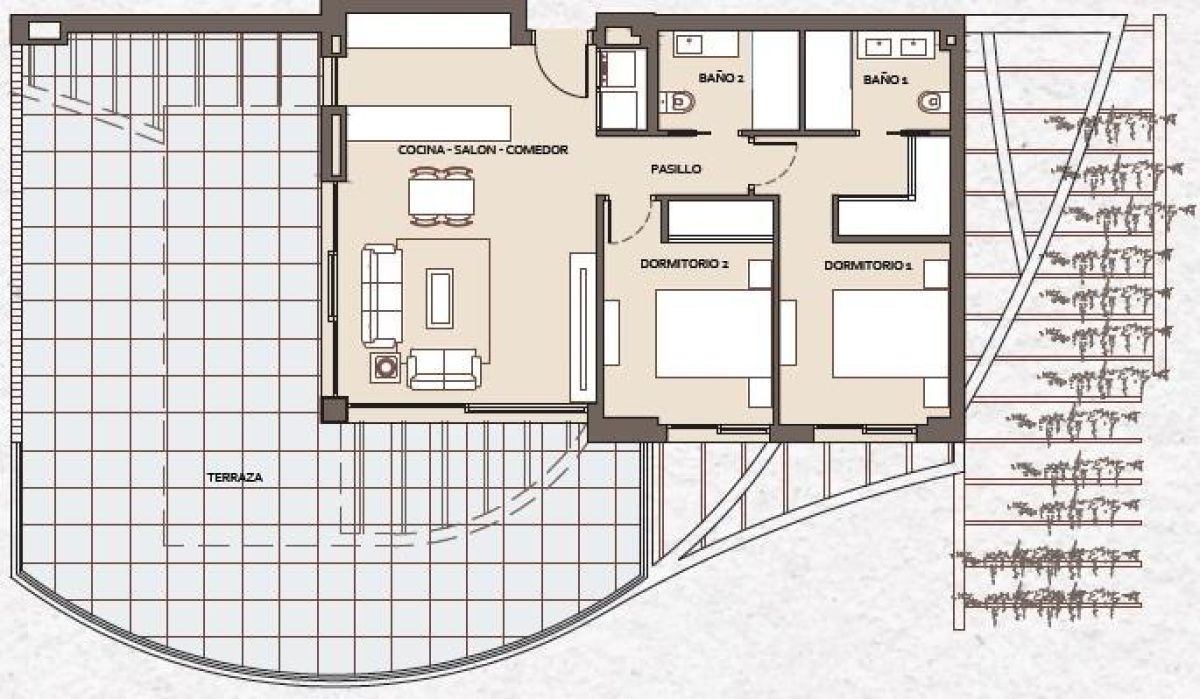 Квартира на Коста-дель-Соль, Испания, 78 м² - фото 9