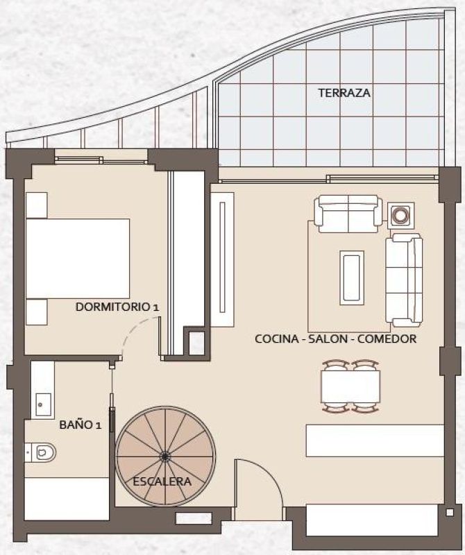 Пентхаус на Коста-дель-Соль, Испания, 90 м² - фото 9