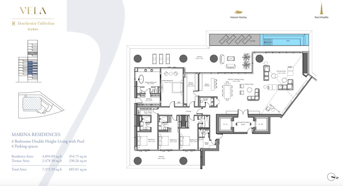 Квартира в Дубае, ОАЭ, 685 м² - фото 12