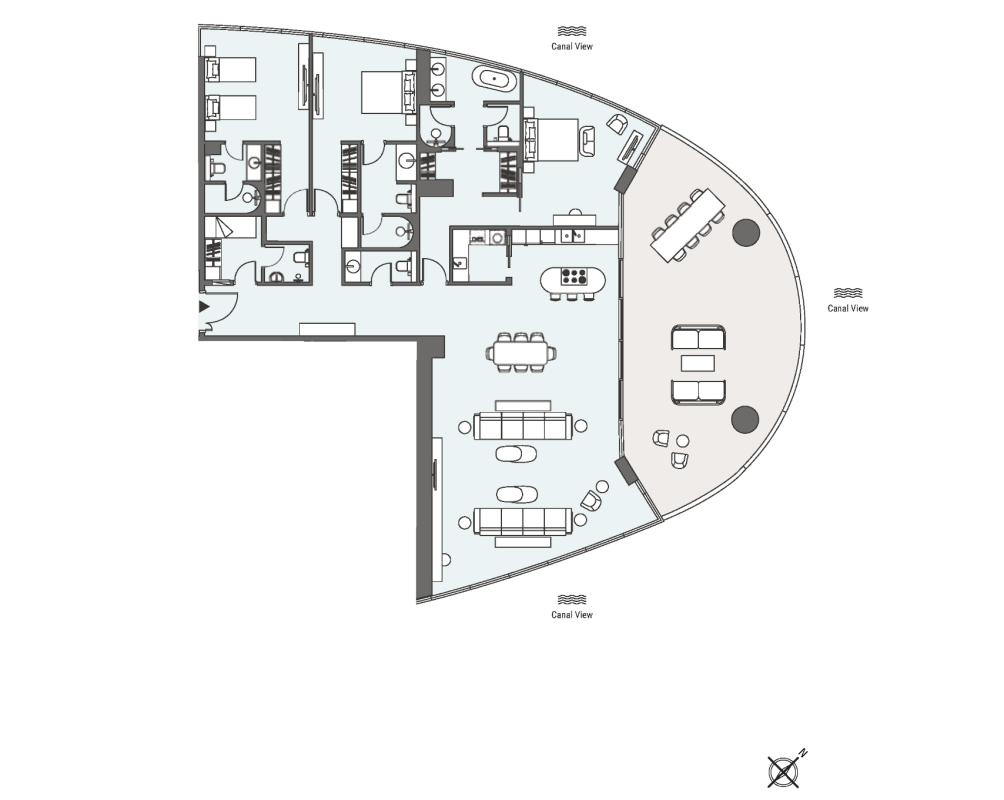 Квартира в Дубае, ОАЭ, 310 м² - фото 15