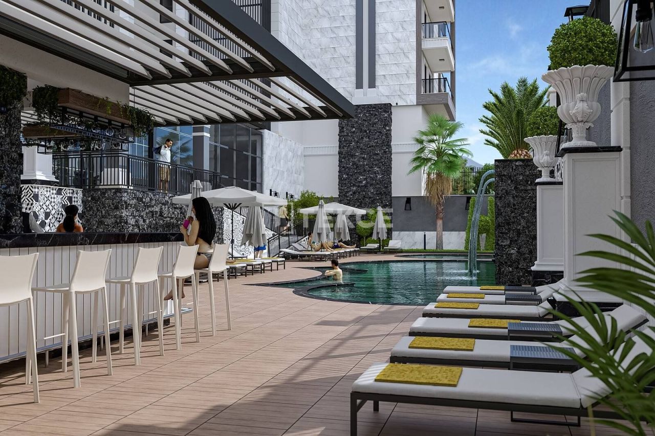 Апартаменты в Алании, Турция, 56 м² - фото 11