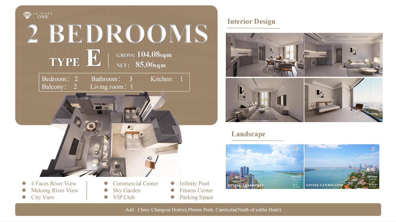 Квартира в Пномпене, Камбоджа, 54 м² - фото 15