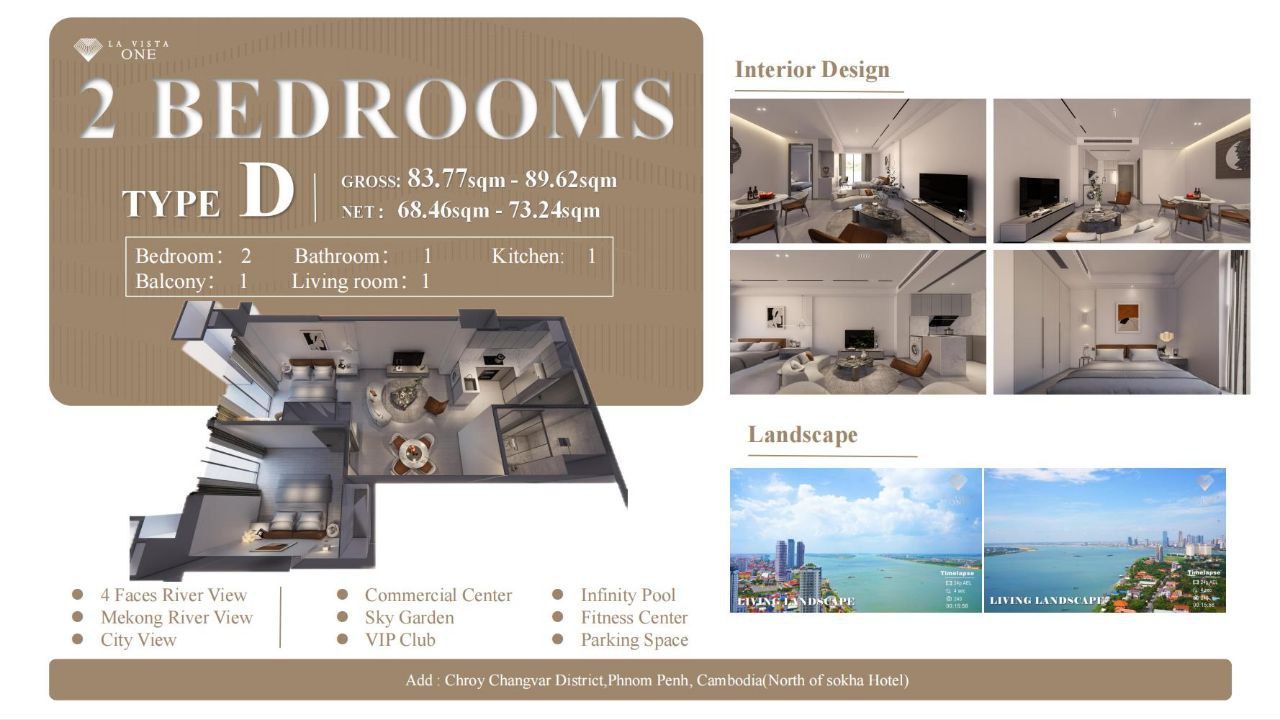 Квартира в Пномпене, Камбоджа, 54 м² - фото 14