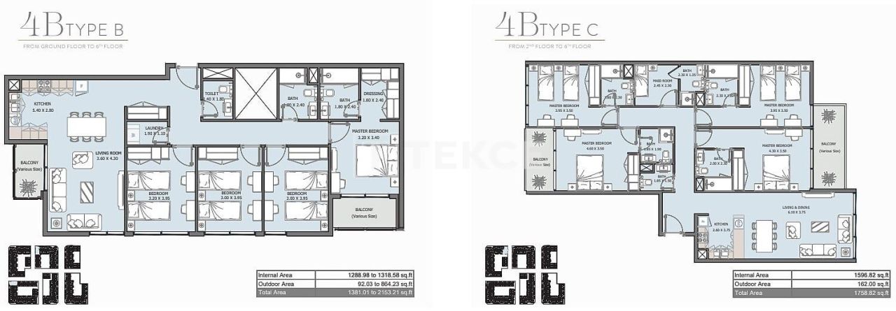 Апартаменты Масдар Сити, ОАЭ, 128 м² - фото 10