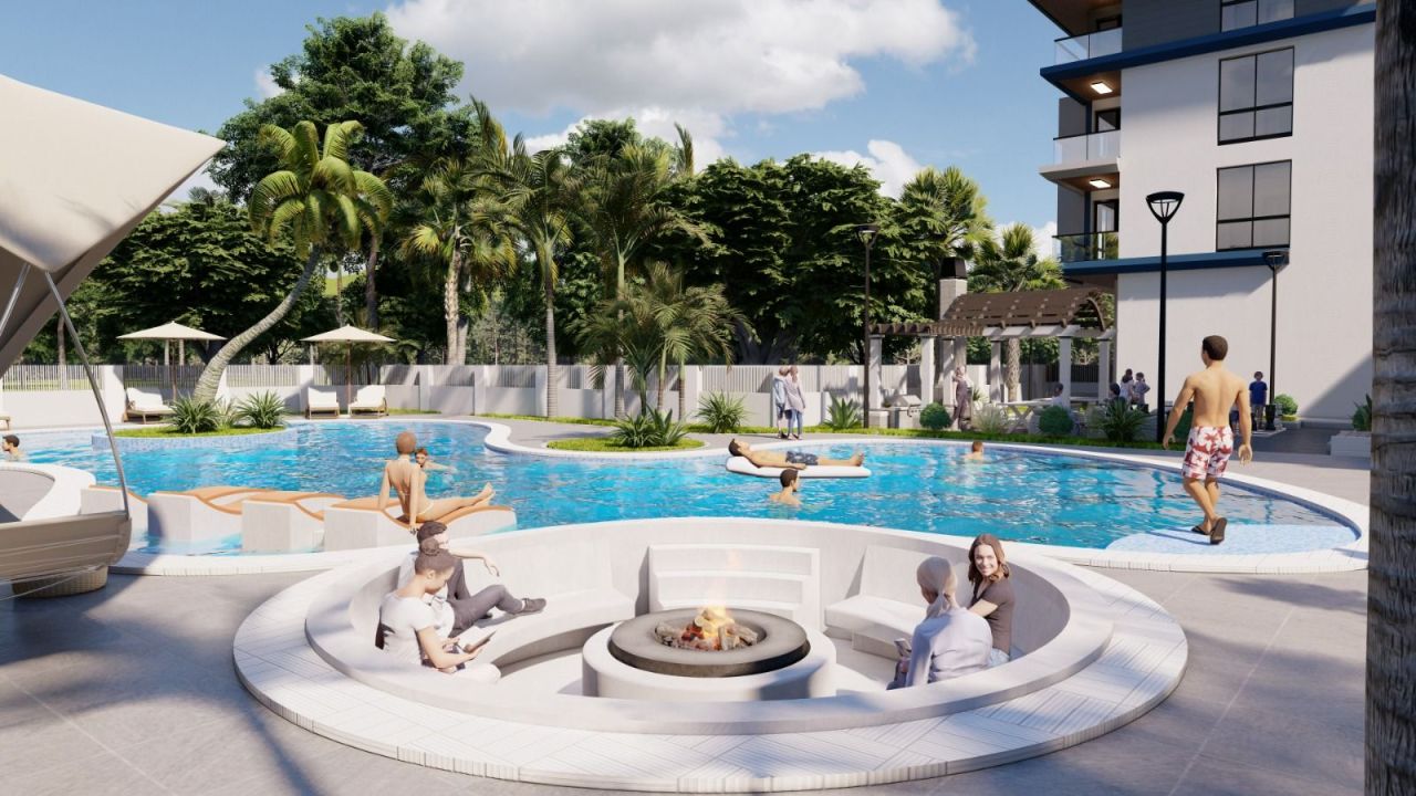 Квартира в Алании, Турция, 75 м² - фото 16