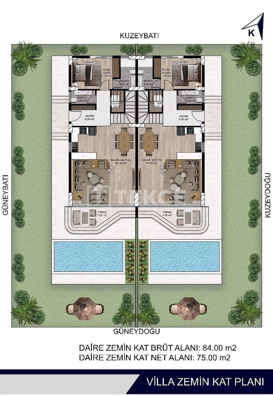 Вилла Эрдемли, Турция, 179 м² - фото 15