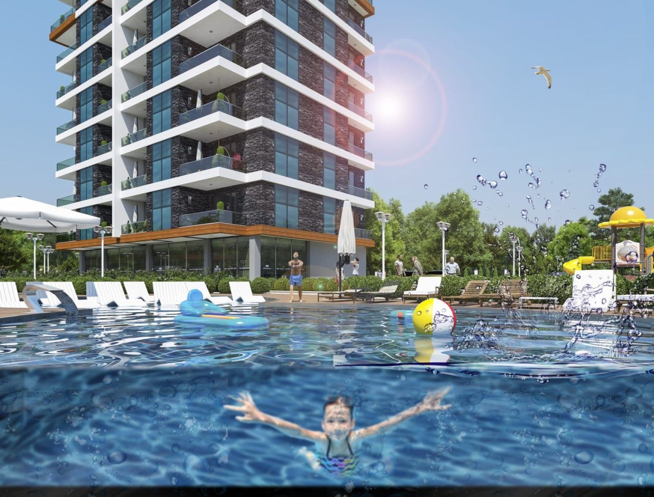 Квартира в Алании, Турция, 50 м² - фото 7