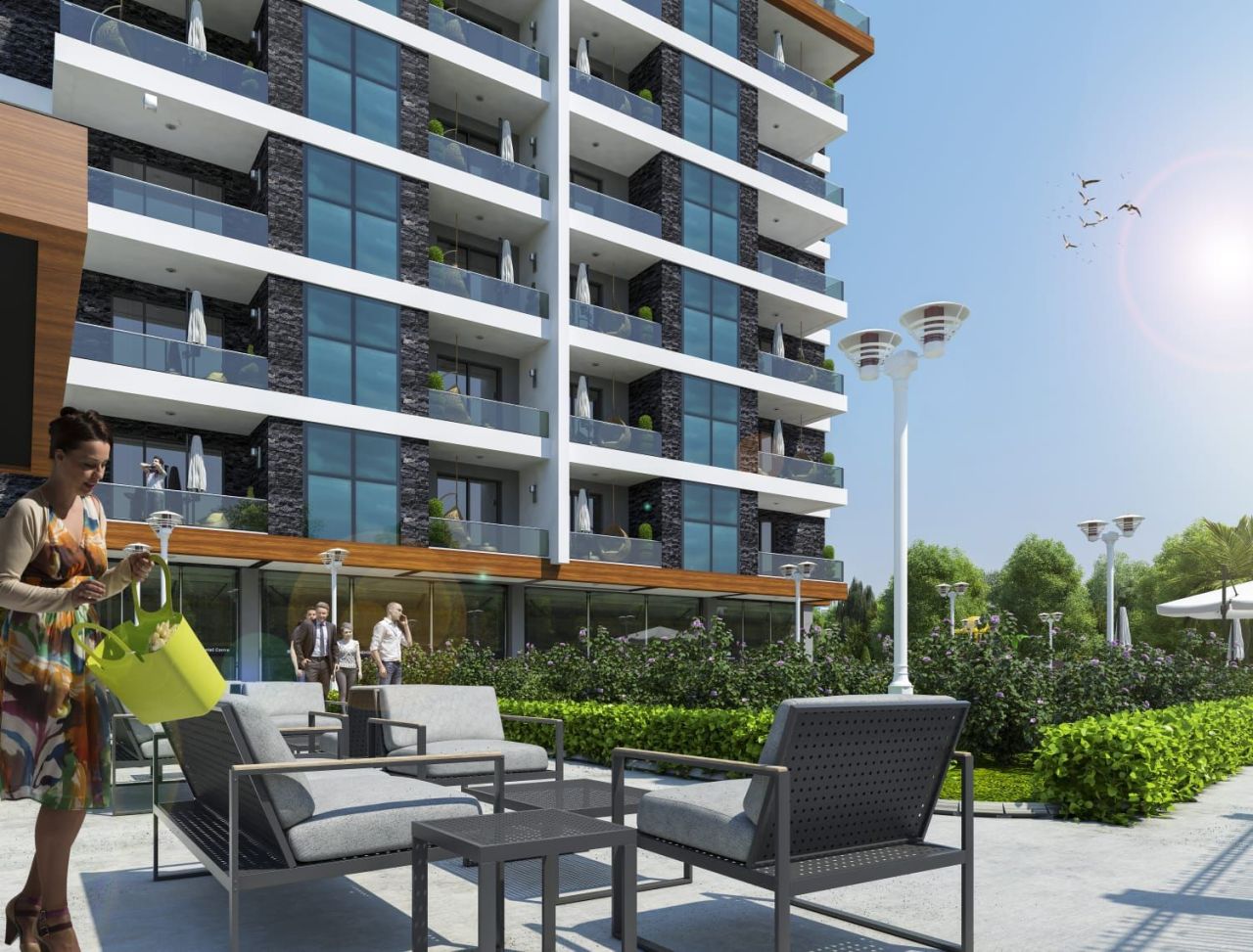 Квартира в Алании, Турция, 50 м² - фото 10