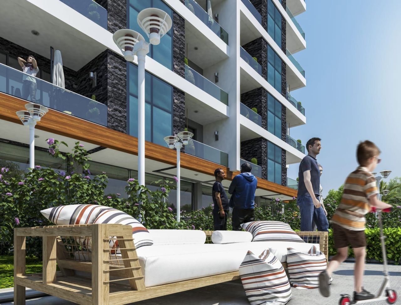 Квартира в Алании, Турция, 50 м² - фото 14