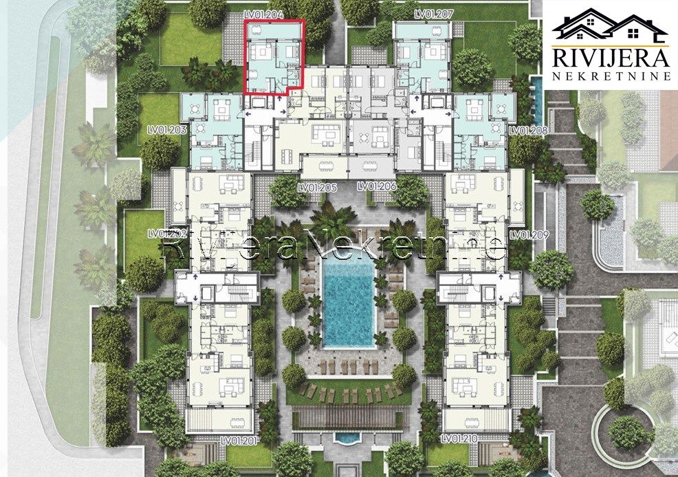 Апартаменты в Херцег-Нови, Черногория, 87.7 м² - фото 3