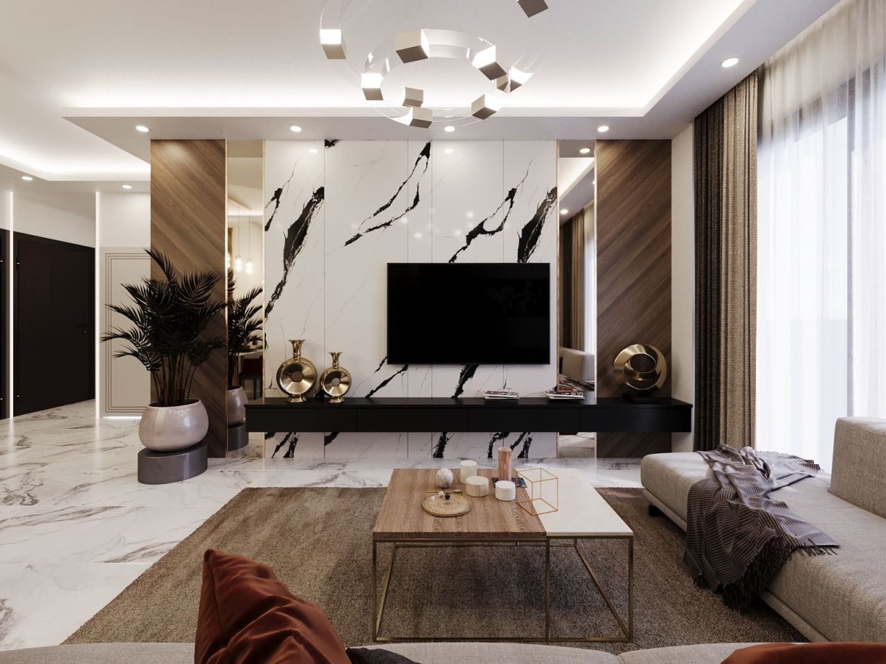 Апартаменты в Алании, Турция, 59 м² - фото 17