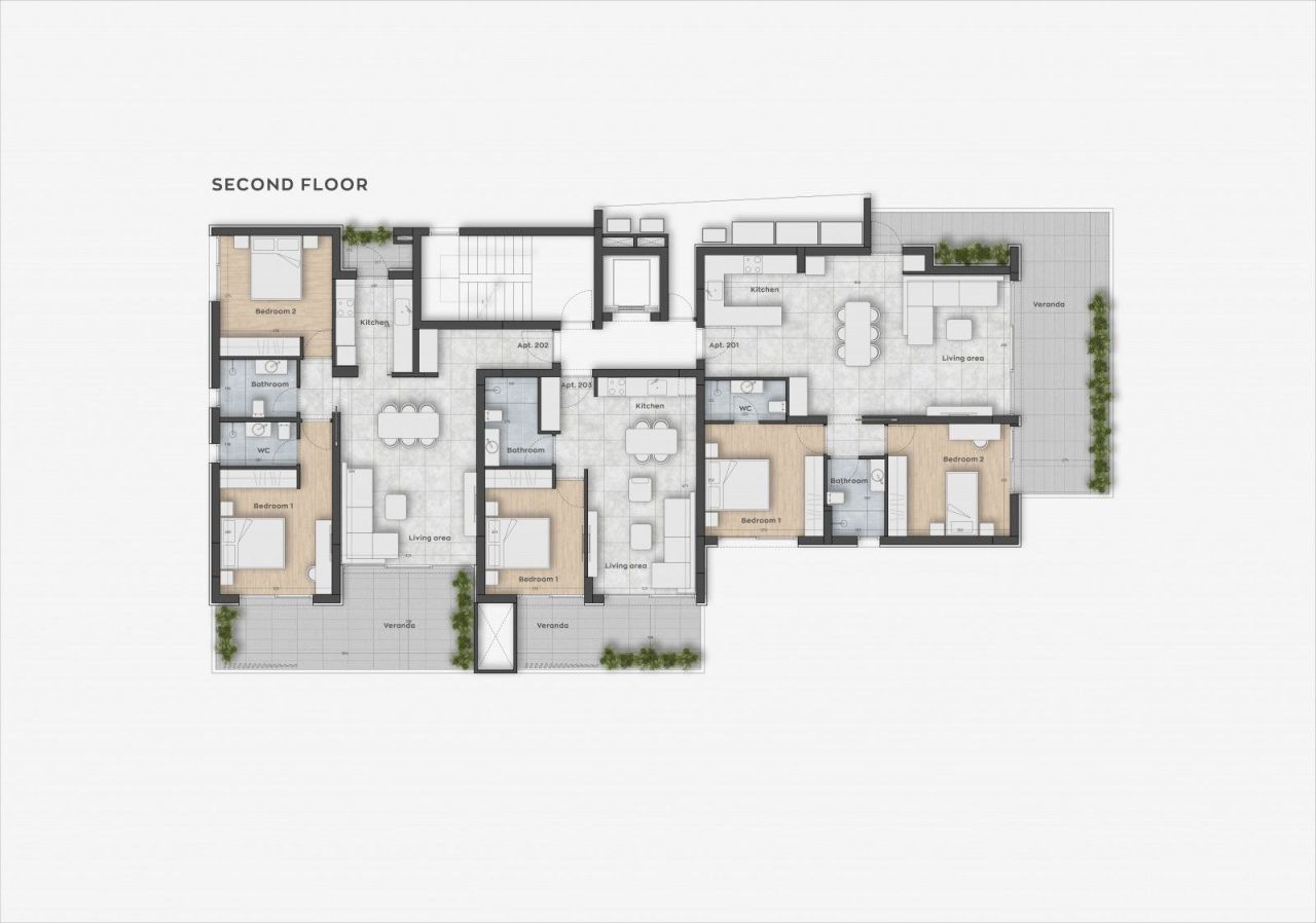 Квартира в Лимасоле, Кипр, 60 м² - фото 5