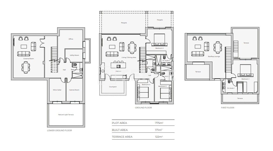 Вилла Куэвас-дель-Альмансора, Испания, 136 м² - фото 18