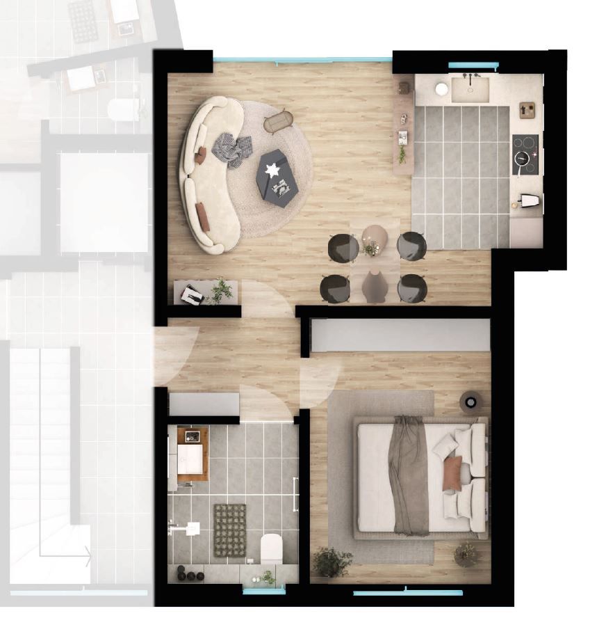 Квартира в Тёнисфорсте, Германия, 50 м² - фото 11