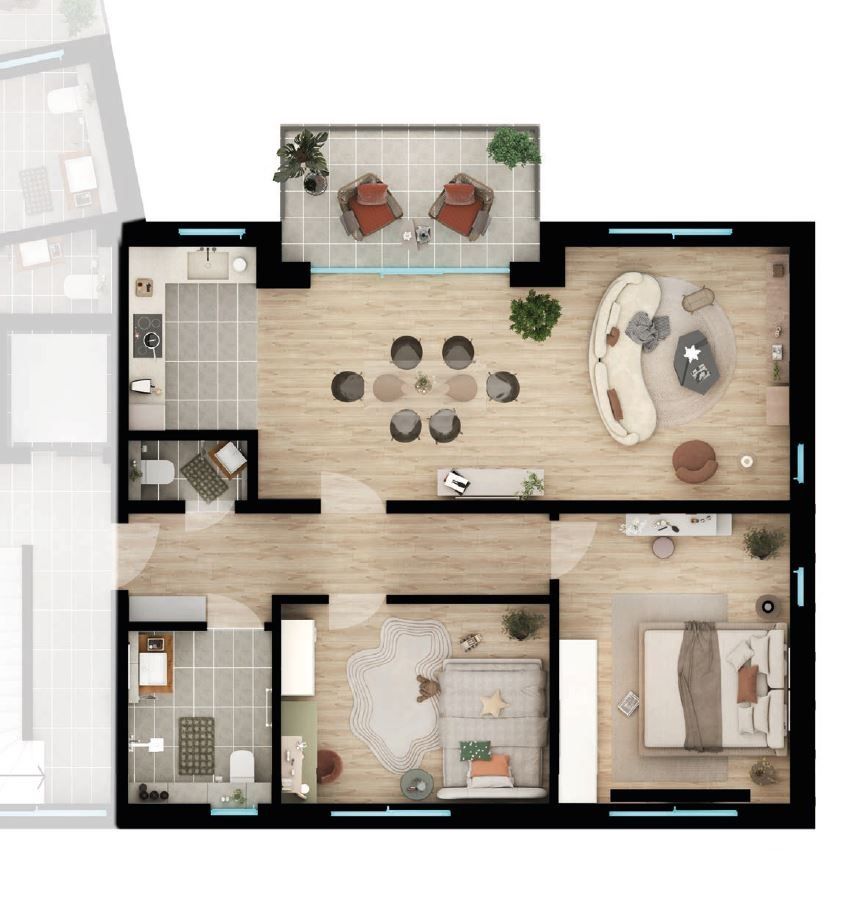 Квартира в Тёнисфорсте, Германия, 85 м² - фото 11