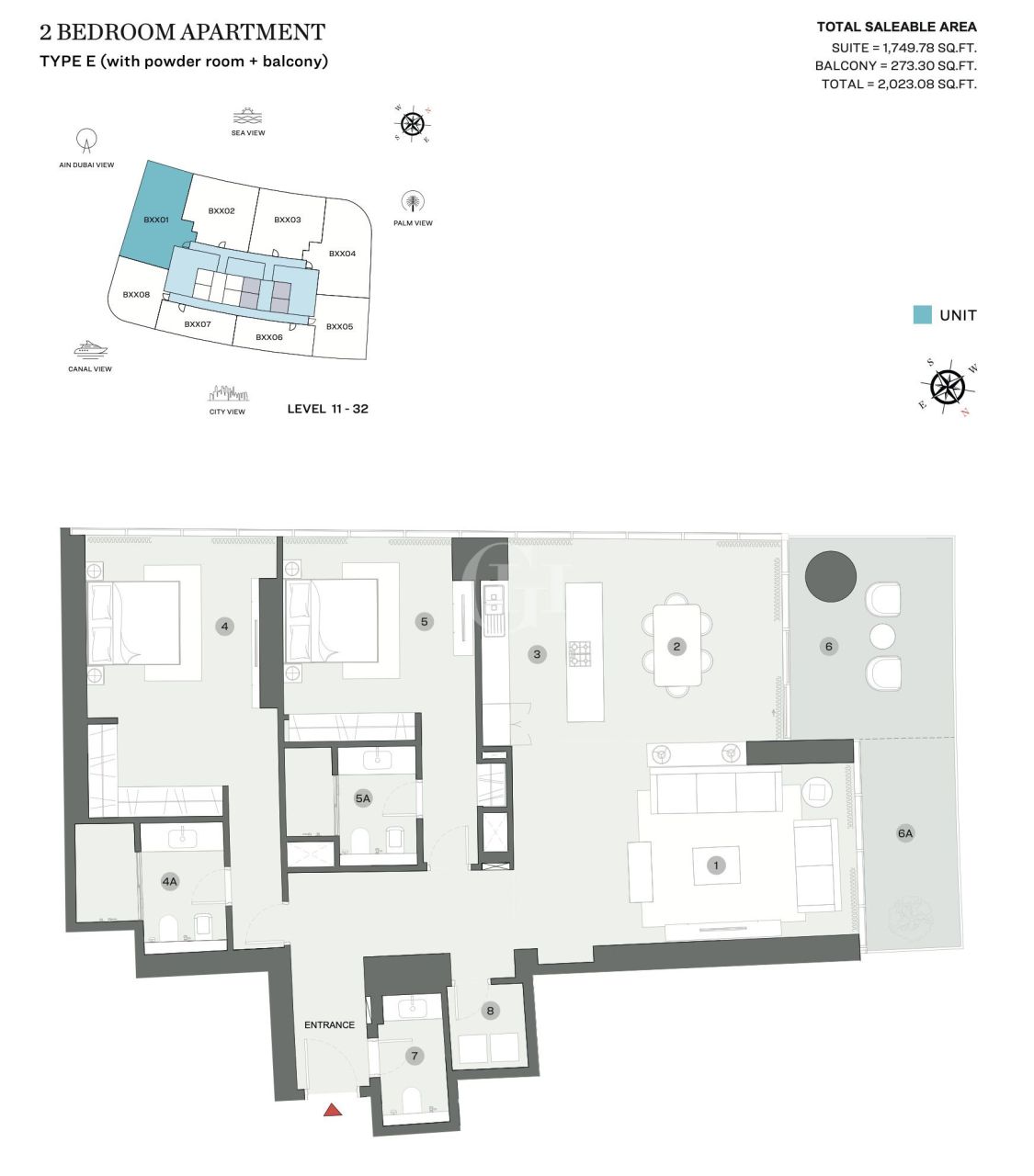 Апартаменты в Дубае, ОАЭ, 185 м² - фото 15