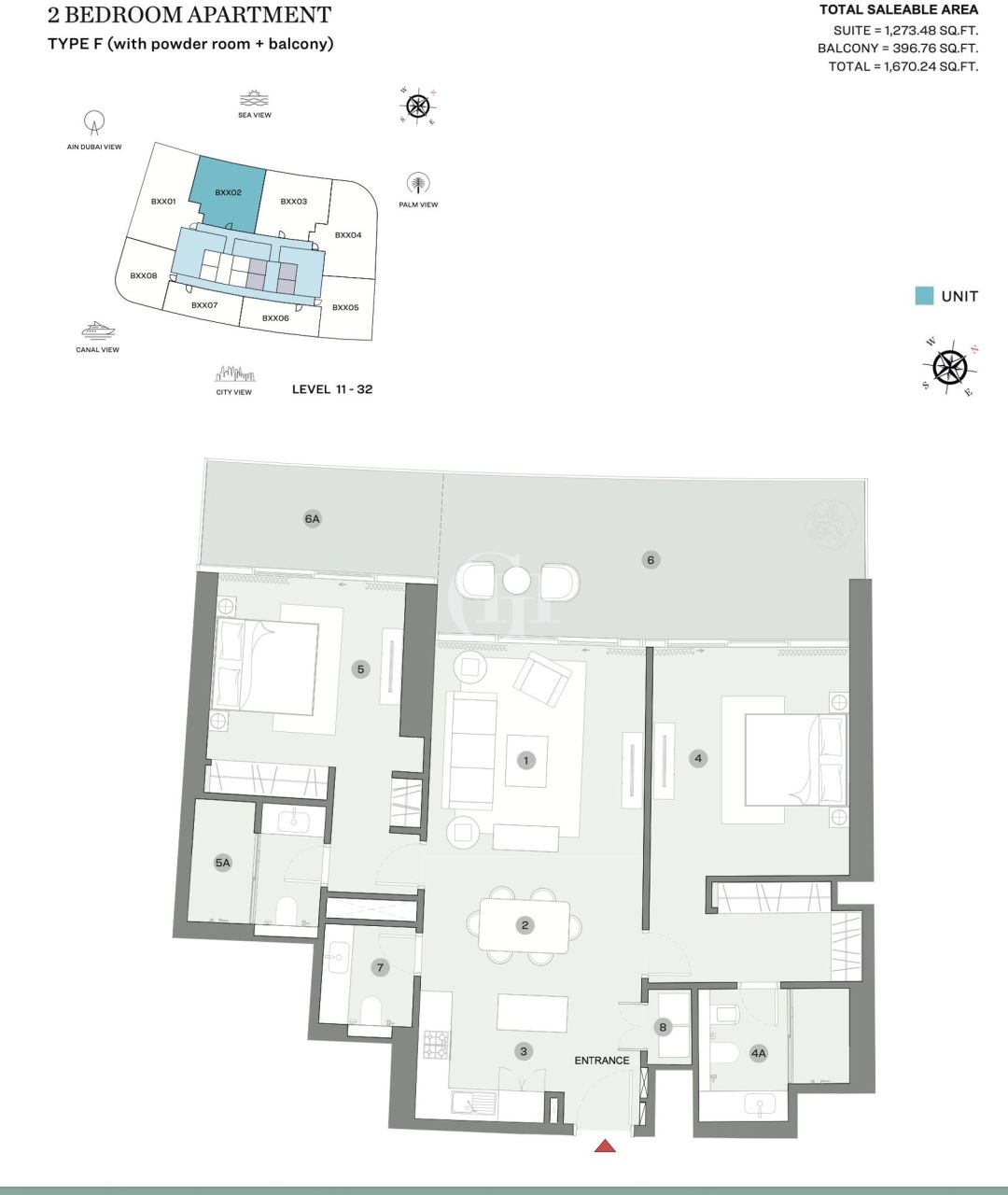 Апартаменты в Дубае, ОАЭ, 185 м² - фото 16