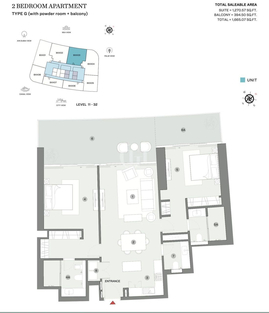 Апартаменты в Дубае, ОАЭ, 185 м² - фото 17